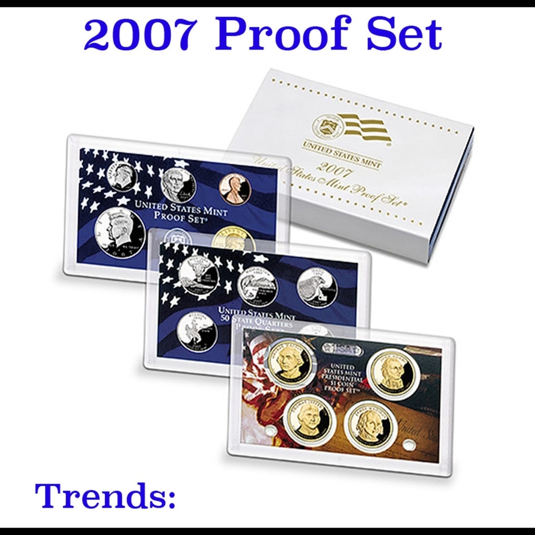 2007 United States Mint Proof Set - 14 Pieces! (1 of 1)