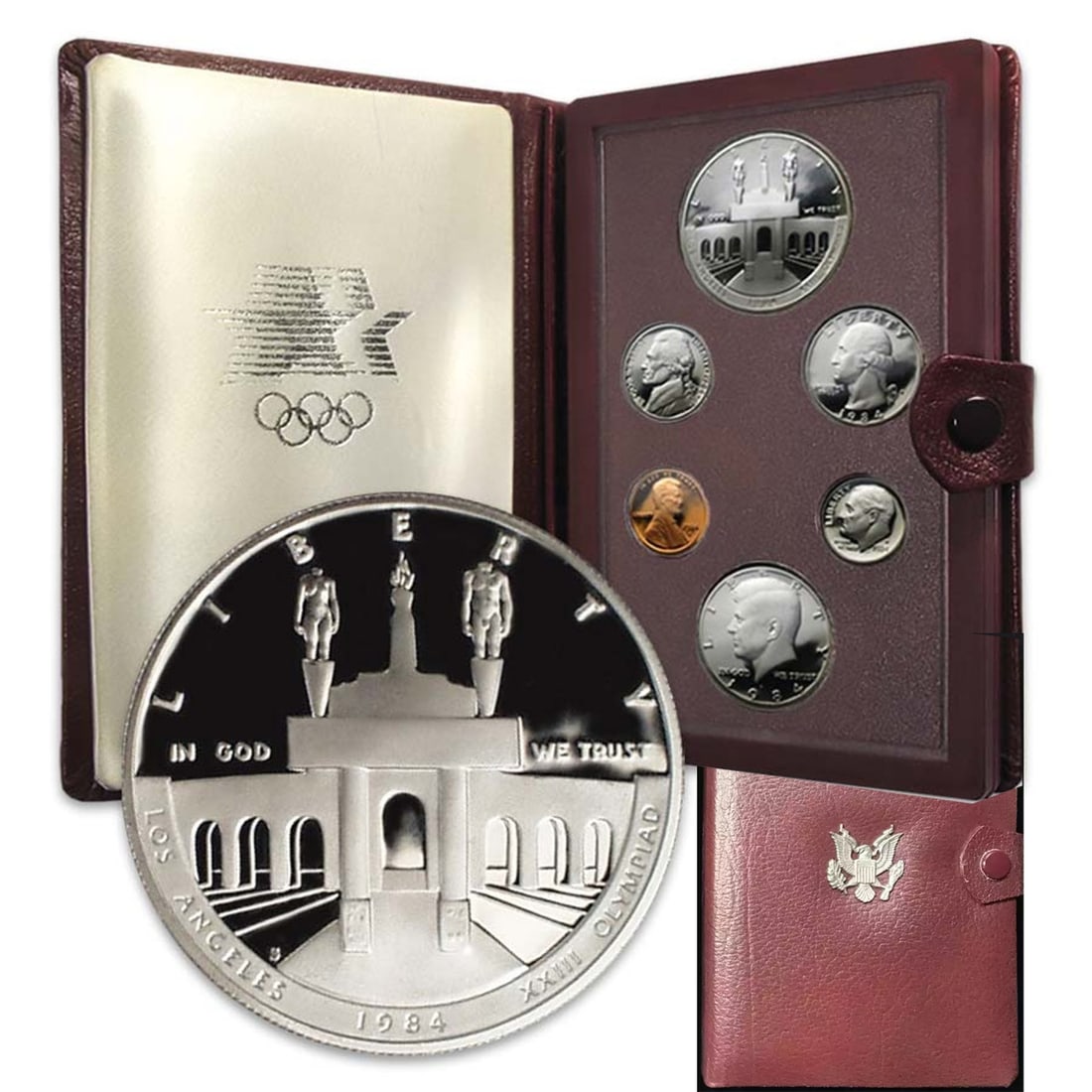 1984 Prestige Proof Set - Last set in the Leather Binder (1 of 1)