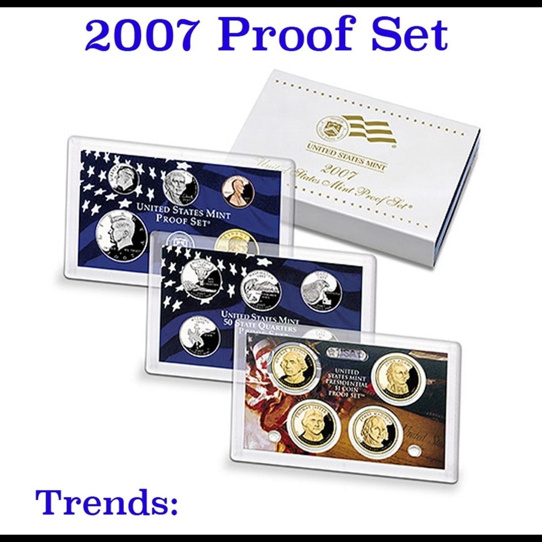 2007 United States Mint Proof Set - 14 Pieces! (1 of 1)