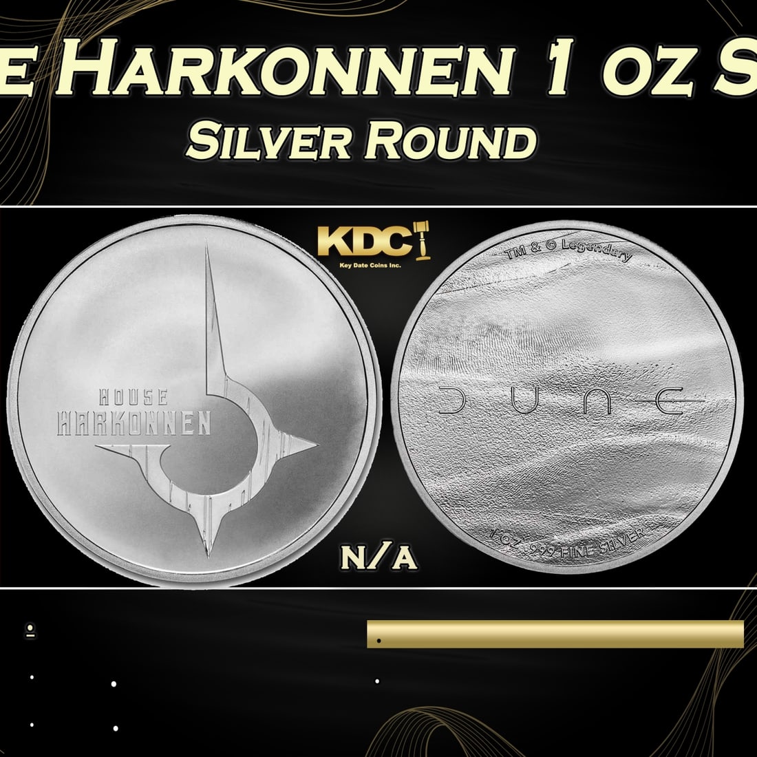 DUNE House Harkonnen 1 oz Silver Coin (1 of 3)