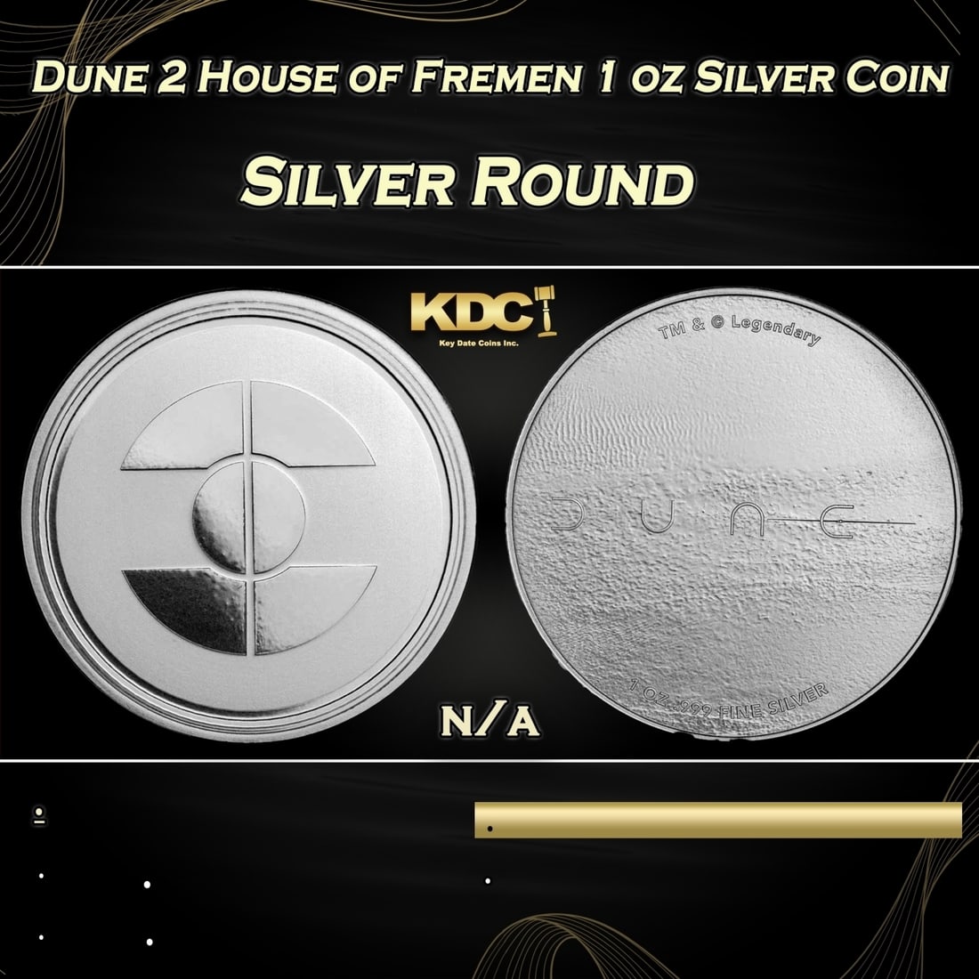 Dune 2 House of Fremen 1 oz Silver Coin (1 of 3)