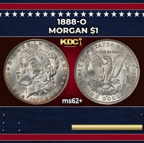 1888-o Morgan Dollar $1 Grades ms62+