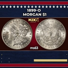 1899-o Morgan Dollar $1 Grades ms63
