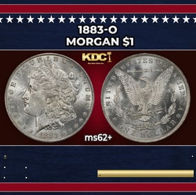 1883-o Morgan Dollar $1 Grades ms62+