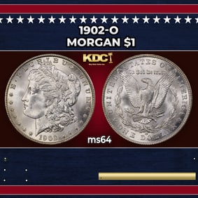 1902-o Morgan Dollar $1 Grades ms64