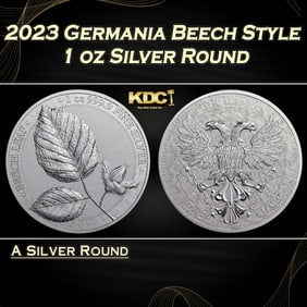 2023 Germania Beech Style - 1 oz Silver Round Round