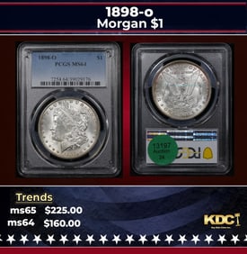 PCGS 1898-o Morgan Dollar $1 ms64 PCGS