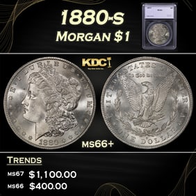 1880-s Morgan Dollar $1 ms66+ SEGS