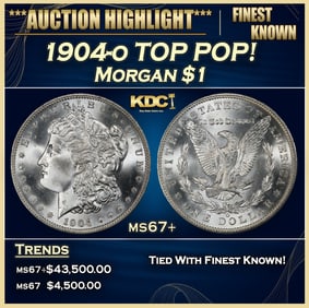 1904-o Morgan Dollar TOP POP! $1 ms67+ SEGS