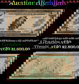 1914 $100 Large Size Blue Seal FRN Kansas City, MO Grades vf++ FR-1120