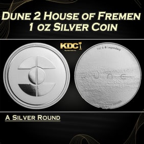 Dune 2 House of Fremen 1 oz Silver Coin Round