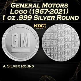 General Motors Logo (1967-2021) 1 oz .999 Silver Round Round