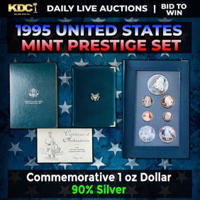 1995 United States Mint Prestige Proof Set With Box & COA