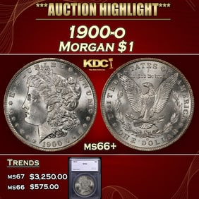 1900-o Morgan Dollar $1 ms66+ SEGS