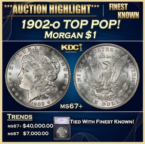 1902-o Morgan Dollar TOP POP! $1 ms67+ SEGS