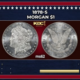 1878-s Morgan Dollar $1 Grades ms62
