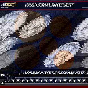 1952 5 Coin Date Set, 1 Of Each Type Of Coin Minted in 1952: 1952 5 Coin Date Set, 1 Of Each Type Of Coin Minted in 1952. If you're a fan of U.S. coins, you'll love this popular Year Set from 1952. It includes some of America's most sought-after coins. Included