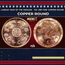 Lunear Year of The Dragon - 1oz .999 Fine Copper Round