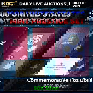 1988 United States Mint Prestige Proof Set 6 Coins W/ Box & COA: 1988 United States Mint Prestige Proof Set 6 Coins W/ Box & COA. Product DetailsThis wonderful six-piece set includes all of the proof issue coins of 1988 as well as a commemorative Seoul Olympics pro
