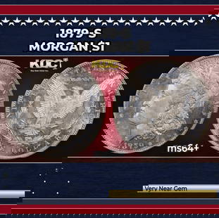 1879-s Morgan Dollar $1 Grades ms64+: 1879-s Morgan Dollar $1 Grades ms64+.
