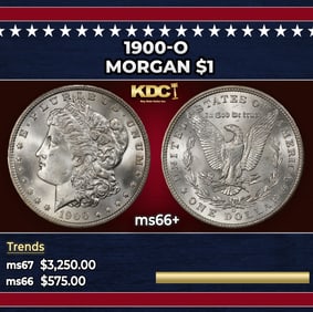 1900-o Morgan Dollar $1 ms66+ SEGS