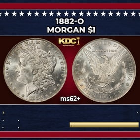 1882-o Morgan Dollar $1 Grades ms62+