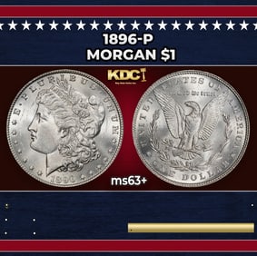 1896-p Morgan Dollar $1 Grades Select+ Unc