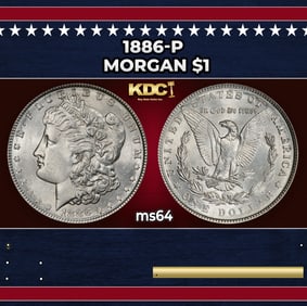 1886-p Morgan Dollar $1 Grades Choice Unc