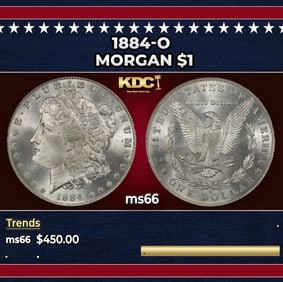 1884-o Morgan Dollar $1 Grades GEM+ Unc
