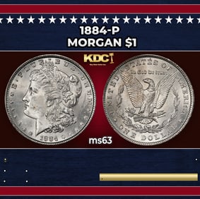 1884-p Morgan Dollar $1 Grades Select Unc