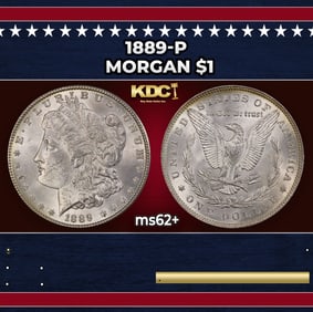 1889-p Morgan Dollar $1 Grades Select Unc