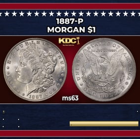 1887-p Morgan Dollar $1 Grades Select Unc