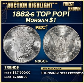 1882-s Morgan Dollar TOP POP! $1 ms68+ SEGS