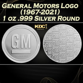 General Motors Logo (1967-2021) 1 oz .999 Silver Round Round