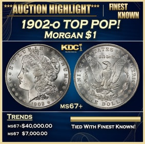 1902-o Morgan Dollar TOP POP! $1 ms67+ SEGS