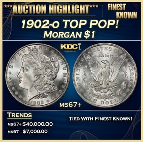 1902-o Morgan Dollar TOP POP! $1 ms67+ SEGS