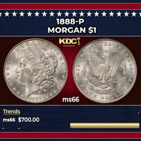 1888-p Morgan Dollar $1 Grades GEM+ Unc