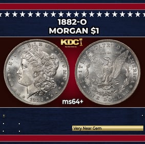 1882-o Morgan Dollar $1 Grades Choice+ Unc