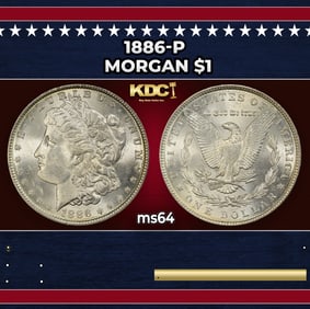 1886-p Morgan Dollar $1 Grades Choice Unc