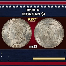 1890-p Morgan Dollar $1 Grades Select Unc