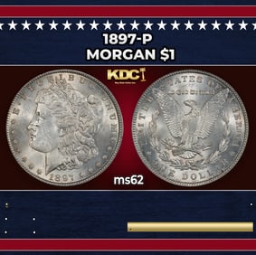 1897-p Morgan Dollar $1 Grades Select Unc