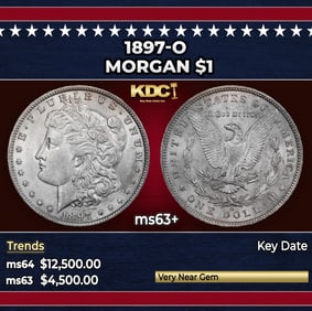 1897-o Morgan Dollar $1 Select+ Unc USCG