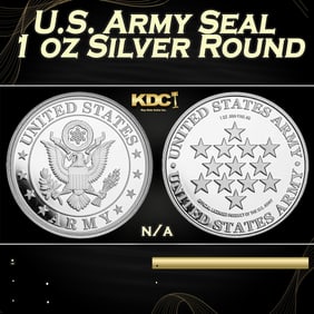 U.S. Army Seal 1 oz Silver Round Round