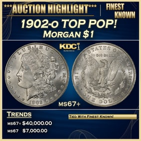 1902-o Morgan Dollar TOP POP! $1 ms67+ SEGS