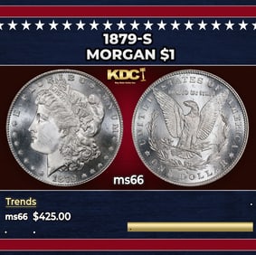 1879-1921 5 Coin Morgan Dollar Decade Set 1 Coin From Each Decade