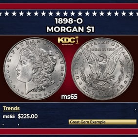 1880-1885 'CC' GSA Morgan Silver Dollar Set, 6 GSA Coins!