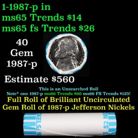 1947 5 Coin Date Set, 1 Of Each Type Of Coin Minted in 1947