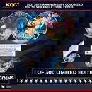 2021 35th Anniversary Colorized Limited Editon 1oz Silver Eagle Coin, Limited to 300. Type 2. Other