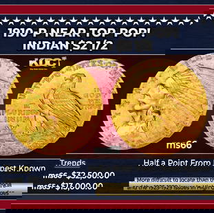 1910-p Gold Indian Quarter Eagle Near Top Pop! $2 1/2 GEM+ Unc USCG: 1910-p Near Top Pop! Gold Indian Quarter Eagle $2 1/2 GEM+ Unc USCG. The 1910 Indian quarter eagle claims a nominal mintage of 492,000 pieces, and the issue is a medium rarity in the series in high gr