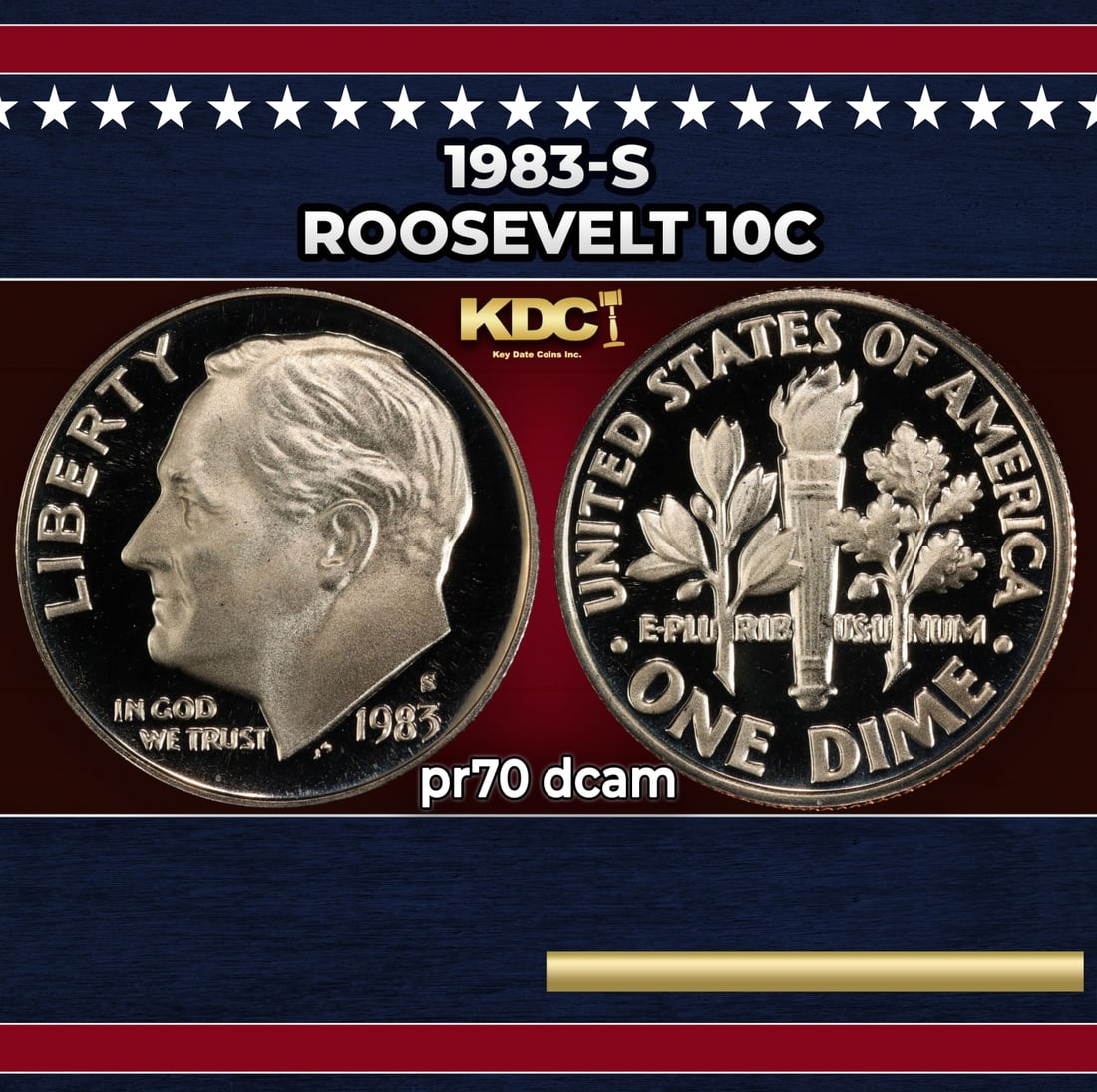 1983-s Proof Roosevelt Dime 10c pr70 dcam SEGS (1 of 3)